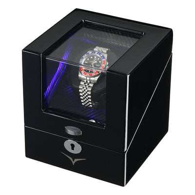 Waratah Watch Winder Box for 1 Watch in Black