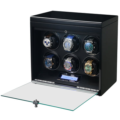 Vancouver Watch Winder for 6 Black