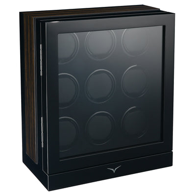 Sydney Watch Winder Box for 9 Watches in Black