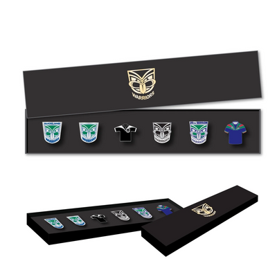 New Zealand Warriors Logo NRL Pin Set