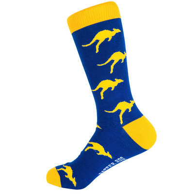 Jumpy Kangaroo Bamboo Socks by Dapper Roo