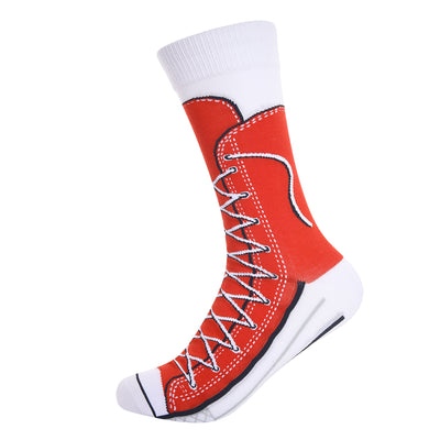 Red Sneaker Socks by Dapper Roo