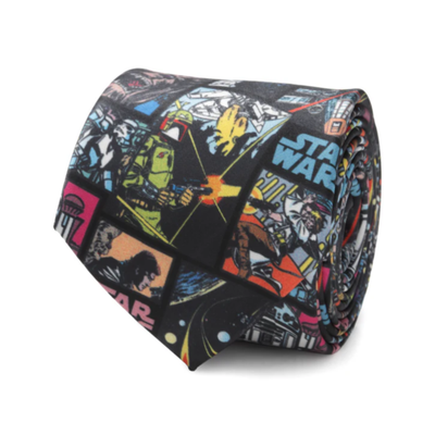 Star Wars Comic Black Men's Tie