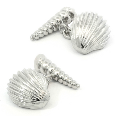 Beach Shells Cufflinks (chain)