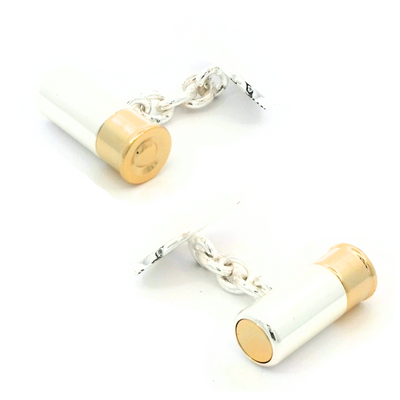 Cartridge Cufflinks with chain