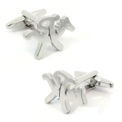 Equestrian Horse Logo Cufflinks