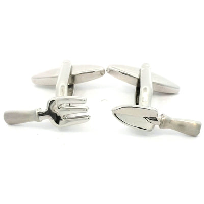 Fork and Trowel Cufflinks