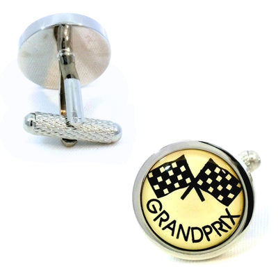 Grand Prix Flags Cufflinks