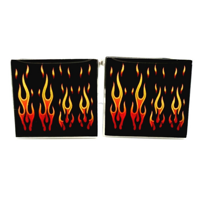 Hot Rod Flame Cufflinks