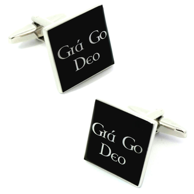 Irish Gaelic Cufflinks: "Forever Love"