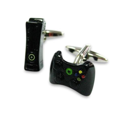  Black Xbox Cufflinks, CL9186, Novelty Cufflinks, Mens Cufflinks, Cufflinks, Cuffed, Clinks, Clinks Australia