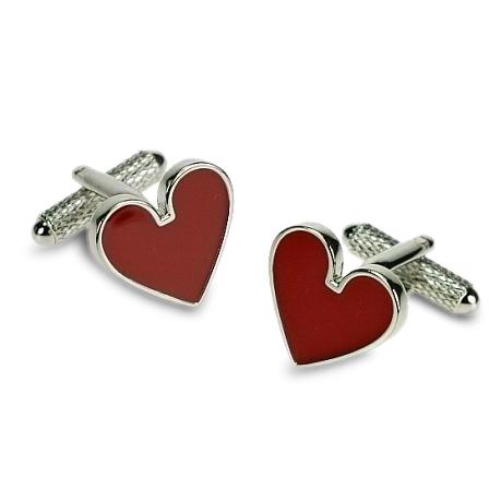 Suit of Hearts Cufflinks