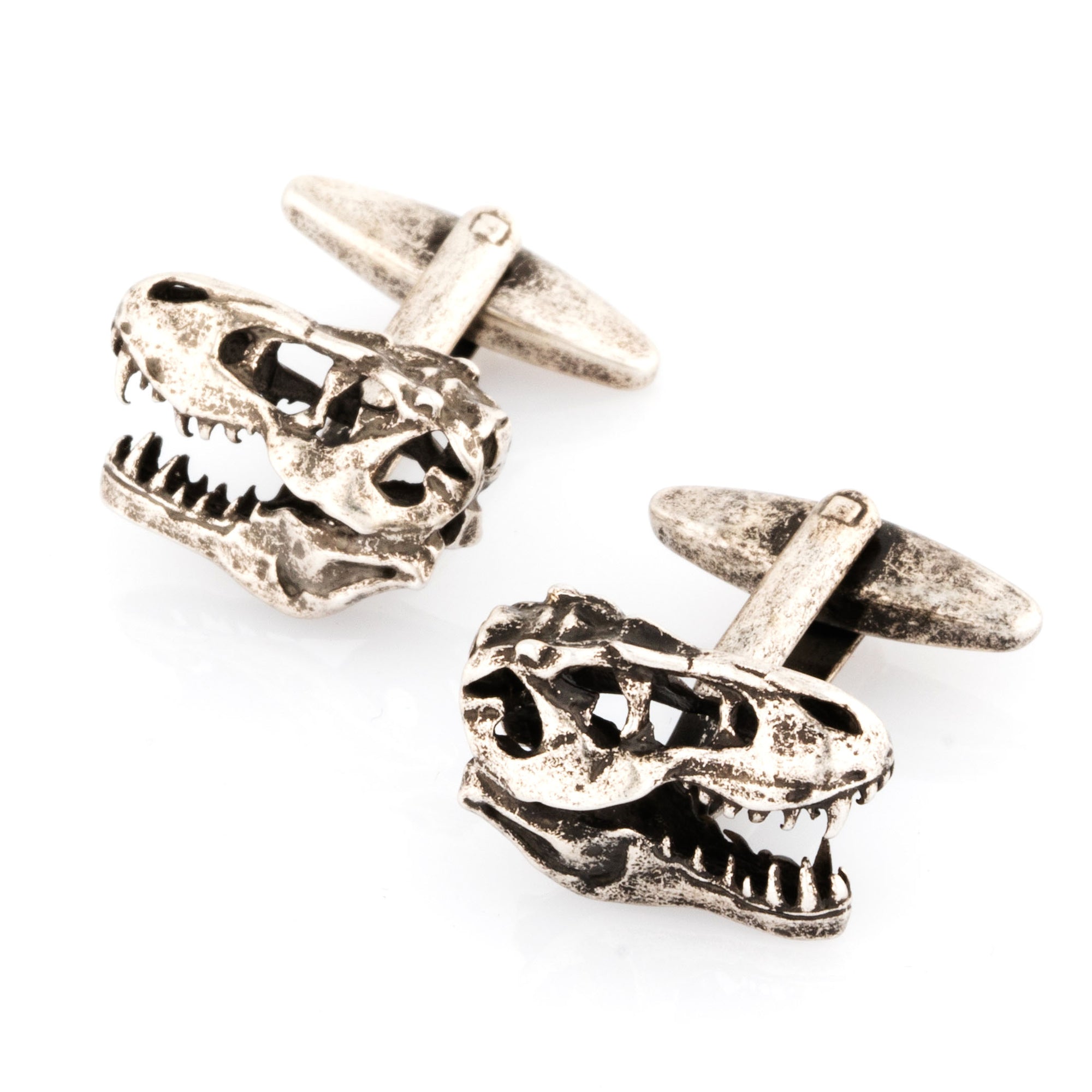 T-Rex Skull Dinosaur Cufflinks