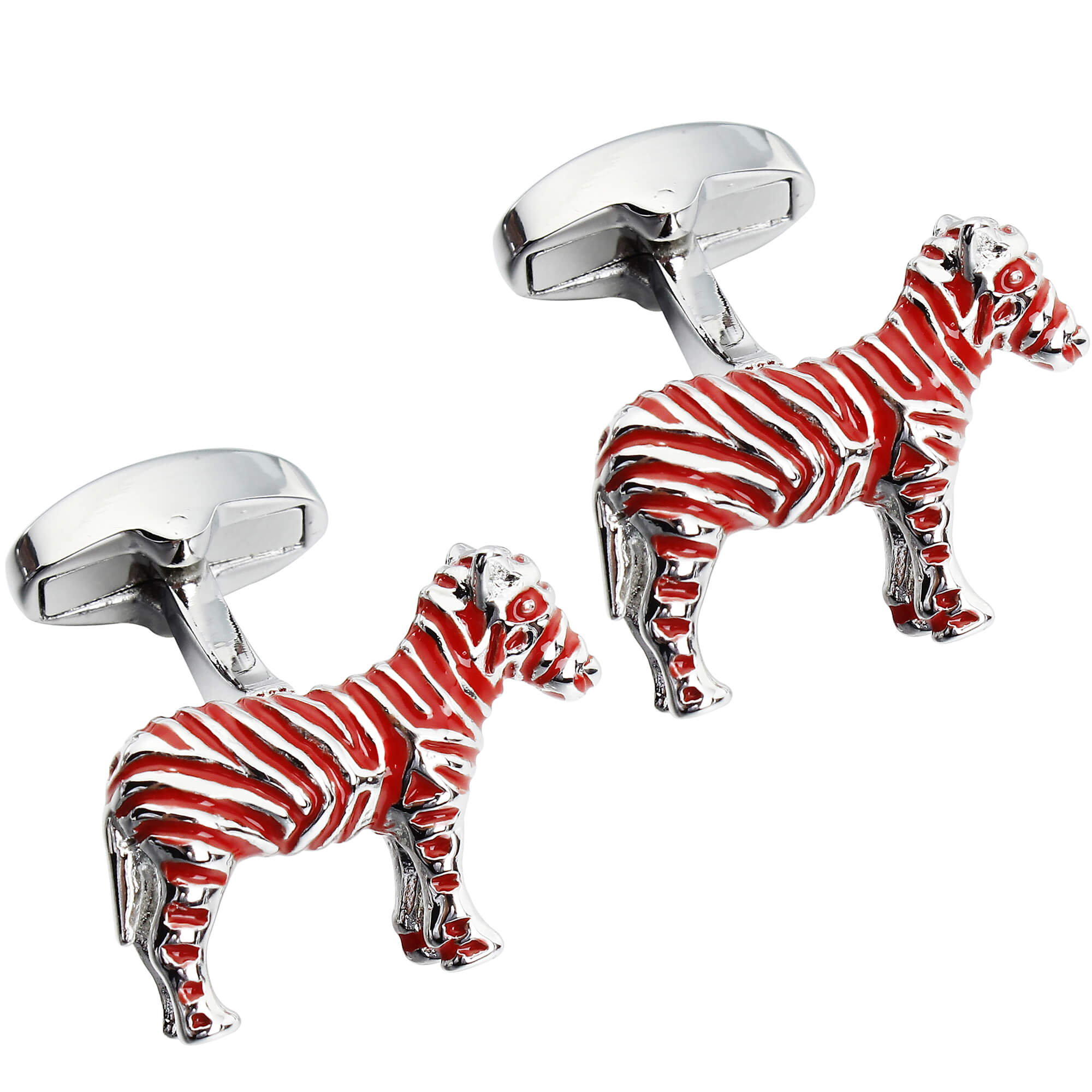 Red Zebra Cuffllinks