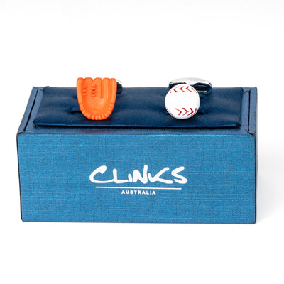 Baseball Glove and Ball Cufflinks