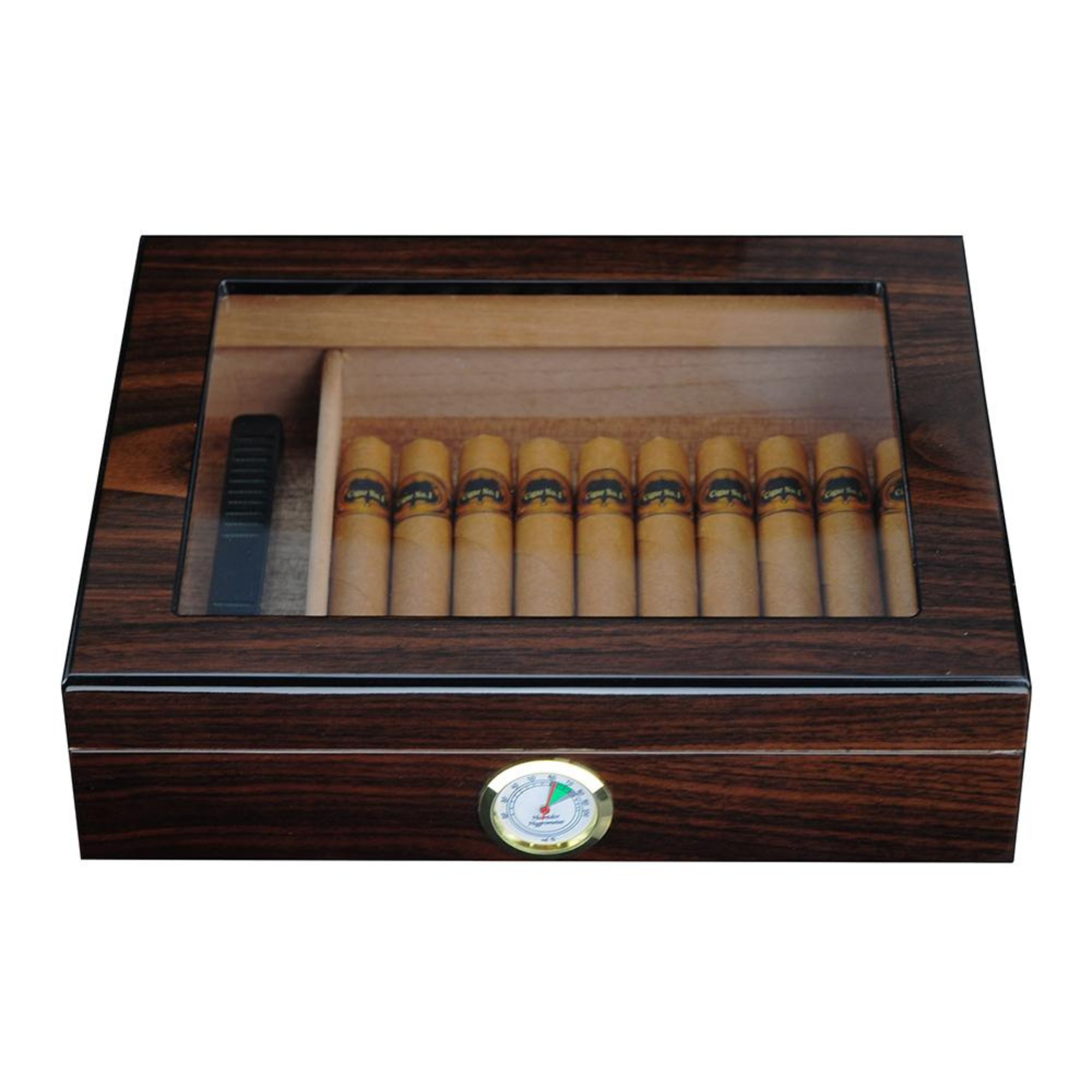 20 CT Walnut Cigar Humidor Box popular for Cigars