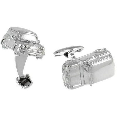 Silver Mini Cooper Cufflinks